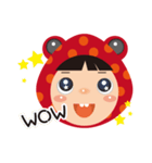 Red frog -KiKi（個別スタンプ：10）