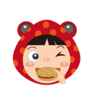 Red frog -KiKi（個別スタンプ：19）