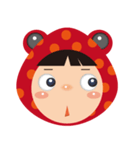 Red frog -KiKi（個別スタンプ：22）