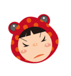 Red frog -KiKi（個別スタンプ：32）