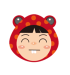 Red frog -KiKi（個別スタンプ：34）