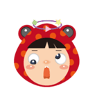 Red frog -KiKi（個別スタンプ：39）