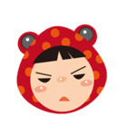 Red frog -KiKi（個別スタンプ：40）