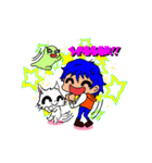 男の子と猫と時々エイリアン。（個別スタンプ：33）