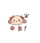 気まぐれなわんこ（個別スタンプ：4）