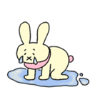 マフラーもこもこうさこ（個別スタンプ：4）