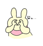 マフラーもこもこうさこ（個別スタンプ：6）