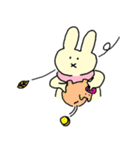 マフラーもこもこうさこ（個別スタンプ：10）