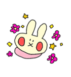 マフラーもこもこうさこ（個別スタンプ：19）