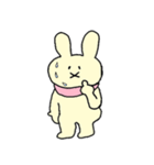 マフラーもこもこうさこ（個別スタンプ：21）