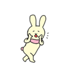 マフラーもこもこうさこ（個別スタンプ：32）