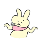 マフラーもこもこうさこ（個別スタンプ：36）
