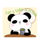もち ぱんだ in English（個別スタンプ：12）