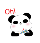 もち ぱんだ in English（個別スタンプ：23）