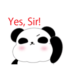 もち ぱんだ in English（個別スタンプ：38）