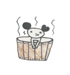 not wear a long face,just expressionless（個別スタンプ：6）