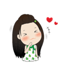 Apple with fun characters[EN]（個別スタンプ：12）