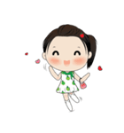 Apple with fun characters[EN]（個別スタンプ：19）