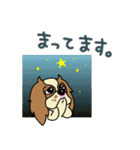 キャバリアだいすき♡ ～ブレンとトライ～（個別スタンプ：3）