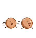 丸、四角時々サル（個別スタンプ：3）
