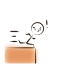 丸、四角時々サル（個別スタンプ：16）