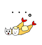 主人公ねことC-1と食べ物たち（個別スタンプ：30）