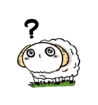NEVER LUCKY - Sheep talk with you（個別スタンプ：15）