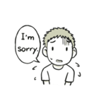 Sorry for being boring [English]（個別スタンプ：8）