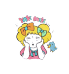 ユニユニ＆ハシビロさん おしゃれスタンプ★（個別スタンプ：5）