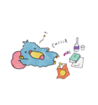 ユニユニ＆ハシビロさん おしゃれスタンプ★（個別スタンプ：16）