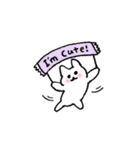 I'm cute！（個別スタンプ：12）