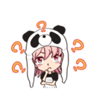 熊猫ガール ～日本語・中国語・英語～（個別スタンプ：20）