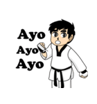 taekwondo boy 1（個別スタンプ：1）
