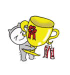 イカツ目ねこ（個別スタンプ：10）