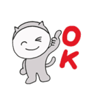 イカツ目ねこ（個別スタンプ：24）