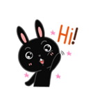 Kati Black rabbit（個別スタンプ：1）