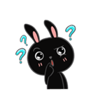 Kati Black rabbit（個別スタンプ：8）