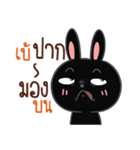 Kati Black rabbit（個別スタンプ：10）
