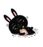 Kati Black rabbit（個別スタンプ：22）
