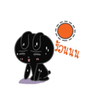 Kati Black rabbit（個別スタンプ：33）