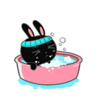 Kati Black rabbit（個別スタンプ：34）
