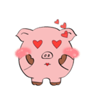 Beautiful Pink Pig（個別スタンプ：9）