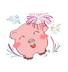 Beautiful Pink Pig（個別スタンプ：21）