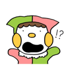 ぽけーっとピエロさん（個別スタンプ：3）