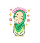 Nabila Cute Hijab Girl（個別スタンプ：2）