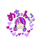 虹色がーるず（個別スタンプ：10）