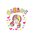 虹色がーるず（個別スタンプ：16）