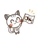 仲良し子猫♥ みけちゃん＆きゅーちゃん（個別スタンプ：6）