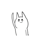 うすらわらいネコ（個別スタンプ：9）