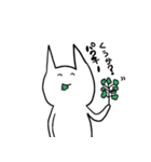 うすらわらいネコ（個別スタンプ：16）